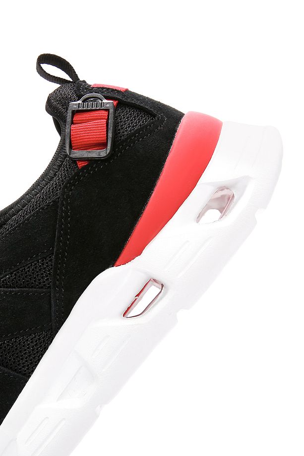 Erkek Siyah Bağcıklı Kalın Tabanlı Deri Sneaker 24sfd694414 - 9