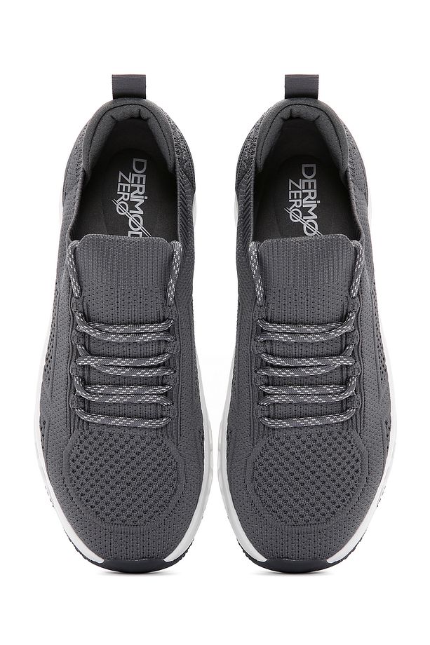 Zero Erkek Gri Bağcıklı Kalın Tabanlı Sneaker 24sfd69316f - 7