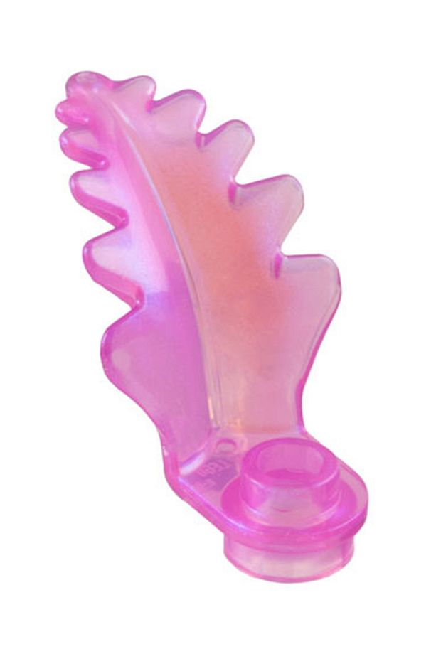 Aksesuar Custom Minifigür Sea Grass Şeffaf Pembe Bitki Yosun Yaprak 4 Adet Gönderilecek - 1