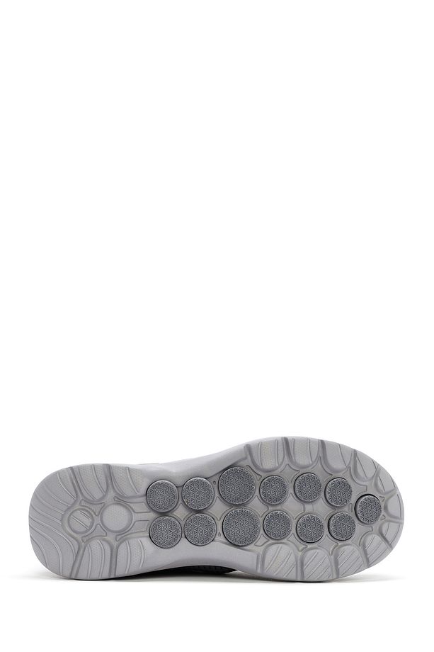 Zero Erkek Gri Bağcıklı Kalın Tabanlı Sneaker 24sfd69046f - 4