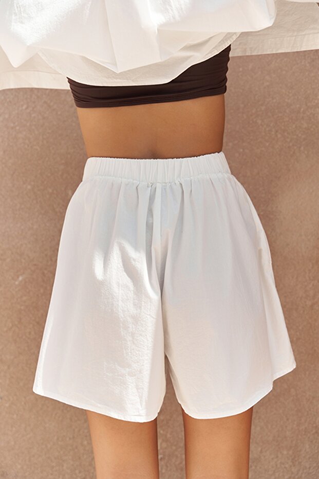 Corfu Ekru Gömlek Şort Takım - 7