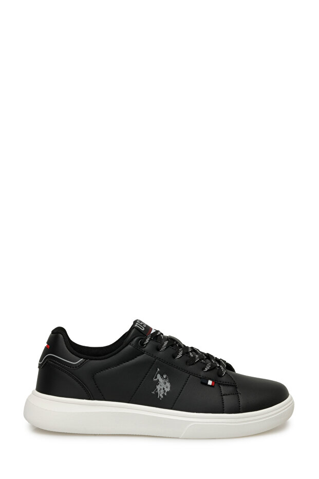US Polo Assn.Men's Black Sneakers ARES 4FX