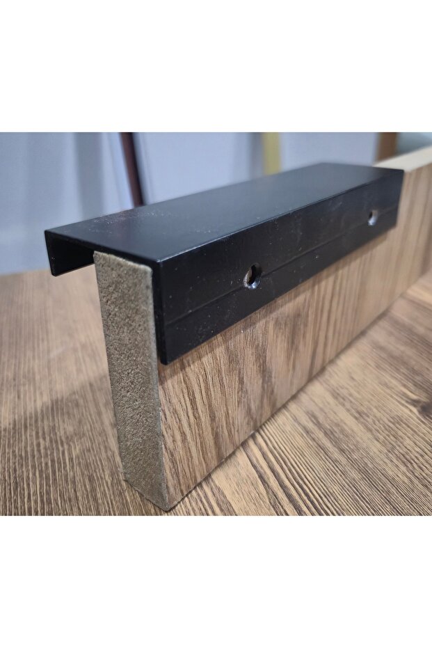 Mobilya Kulpu 150 Mm Mat Siyah Vidalı Kulp Çekmece Kulp Entegre Kulp Dolap Kulp Kapak Kulp - 4