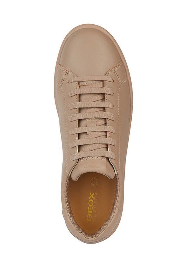 Kadın Bej Spherica Ecub-1 Bağcıklı Deri Sneaker D45web00085c8191 - 5