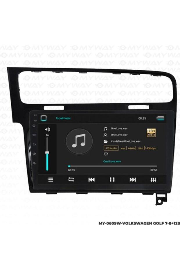 Myway Vw Golf 7 Android Multimedya Carplay Navigasyon Ekran - 8gb RAM+128 GB HDD - Myway - 4