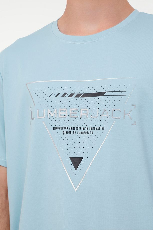 ML CRIS 11C-ELG22001 4FX Mavi Erkek Kısa Kol T-Shirt - 4