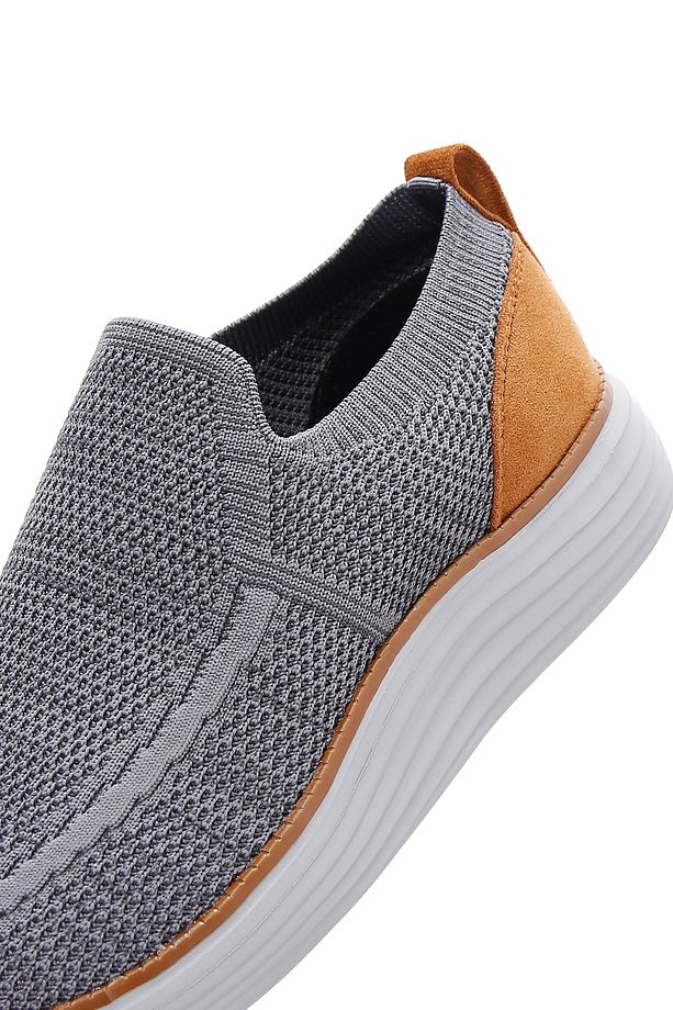 Zero Erkek Gri Kalın Tabanlı Sneaker 25sfd69026f - 7