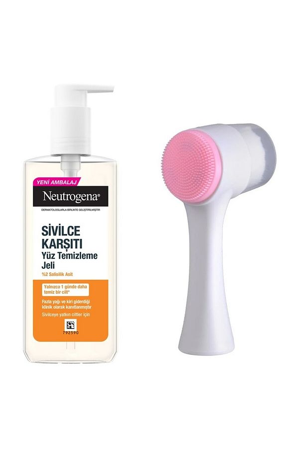 Sivilce Karşıtı Yüz Temizleme Jeli 200 Ml + Temizleme Fırçası - 1