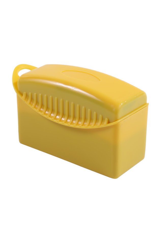 Yellow(with cover) Car Wheel Polishing Waxing Sponge Brush ABS Plastics Washing Cleaning Tire Contou