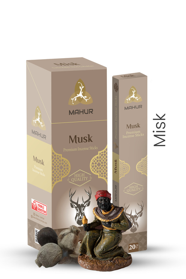 Misk (Musk) Çubuk Tütsü - 20 Adet Çubuk - 1
