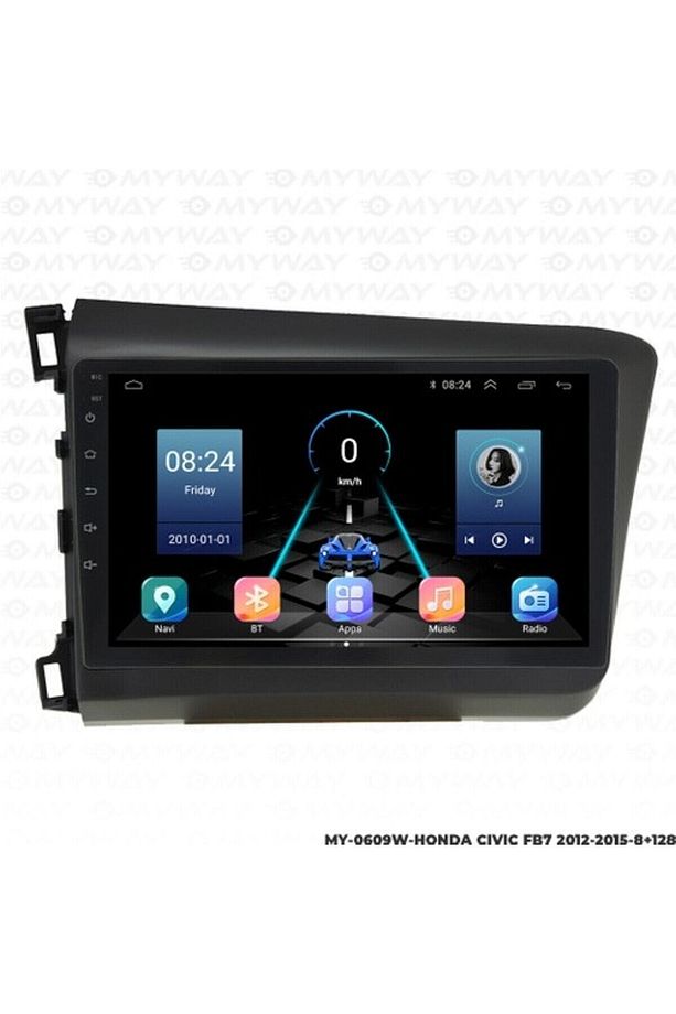 Myway Honda Civic Fb7 Android Multimedya Carplay Navigasyon Ekran - 8gb RAM+128 GB HDD - Myway - 5
