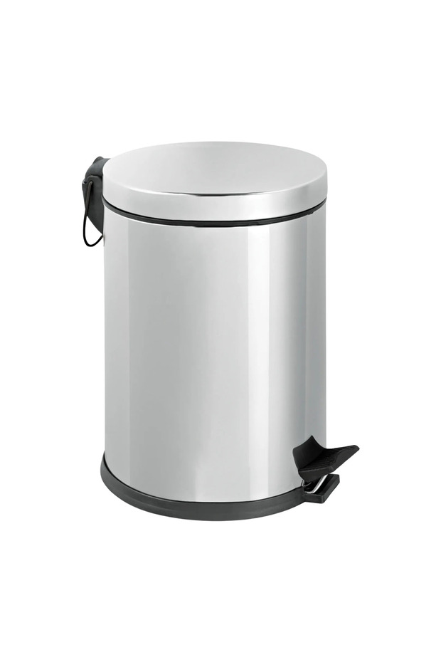 Paslanmaz Pedallı Çöp Kovası 12 Lt - 1