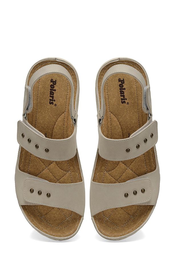 166328.Z4FX Bej Kadın Comfort Sandalet - 4