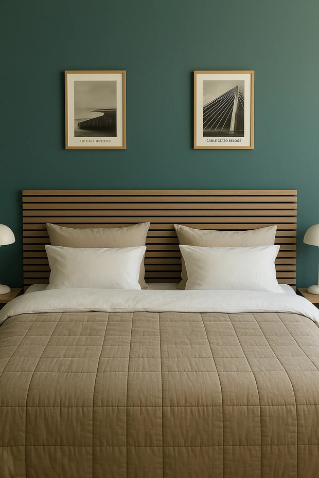 Mdf Ahşap Akustik Dekoratif Duvar Paneli 60x120 Cm - Safir Meşe - 3