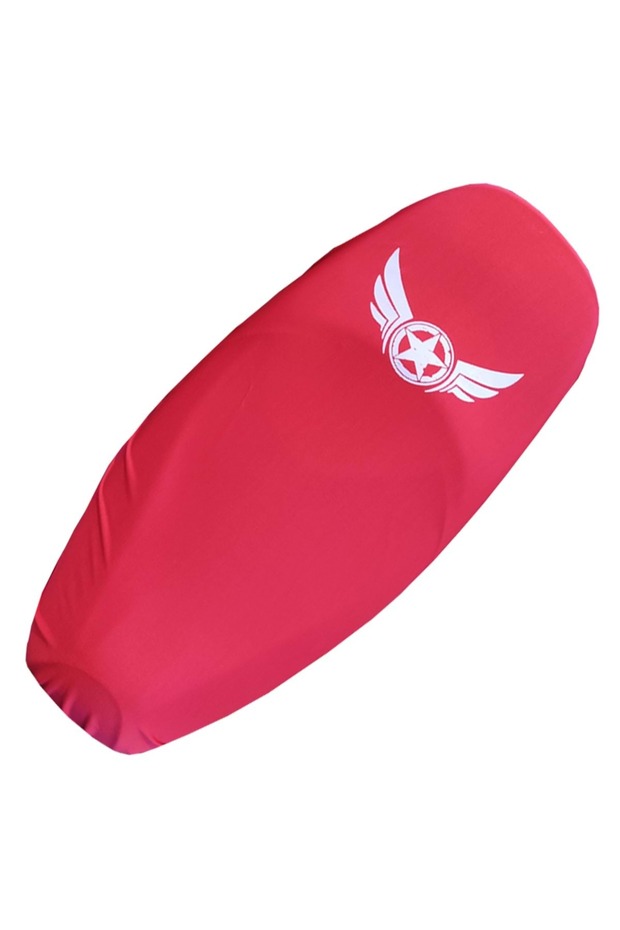 Scooter seat cover lycra red