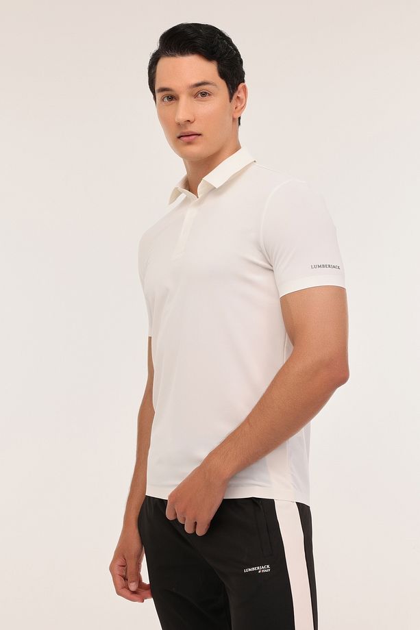ml Hest 12c-qa1001 4fx Ekru Erkek Kısa Kol T-shirt - 3