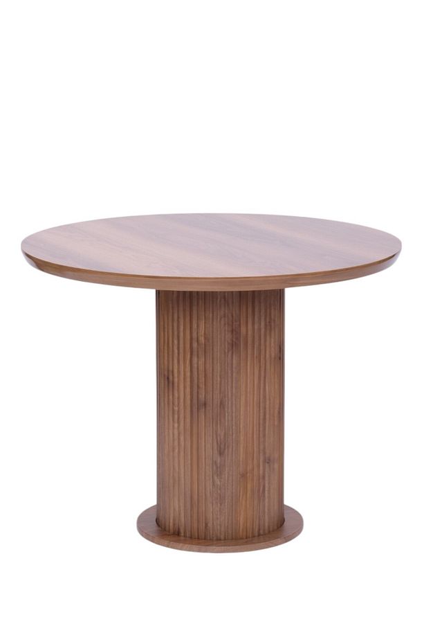 Bohem Yuvarlak Lak Panel Mutfak Masası 100cm - 1