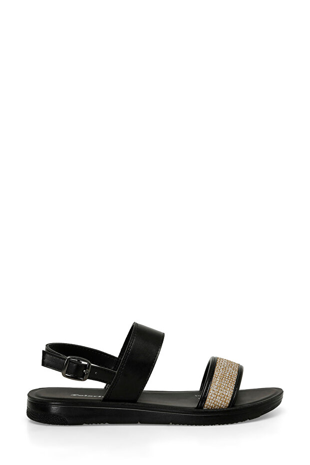 323688 .Z 4Fx Black Women's Flat Sandals