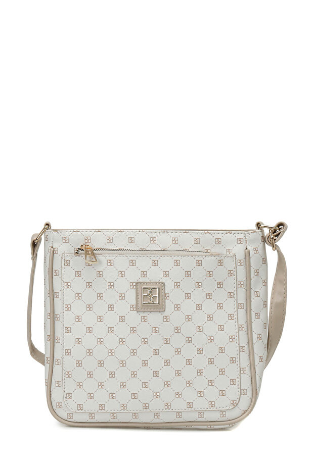 MNG KLSK NEW CPRZ 4FX ECRU MULTI - Women's Crossbody Bag