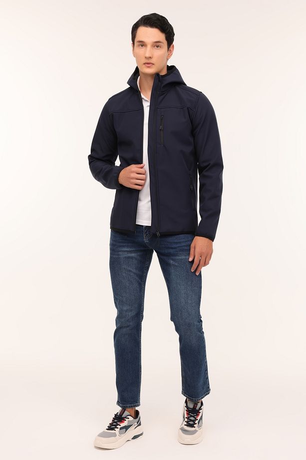 ML BASIC SOFTSHELL 4PR Lacivert Erkek Softshell - 3