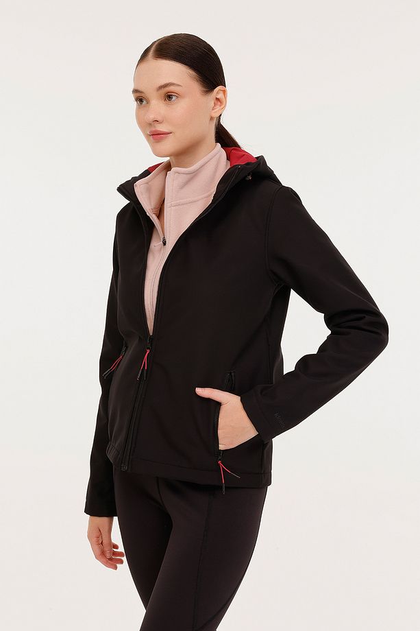 WB BASIC 5GF748 4PR Siyah Kadın Softshell - 5