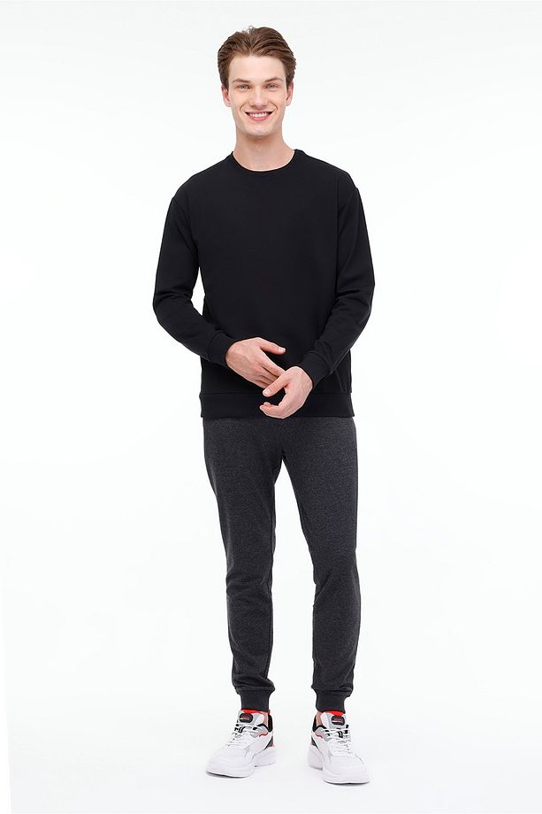 MR RJN90 C SW 4PR Siyah Erkek Sweatshirt - 3