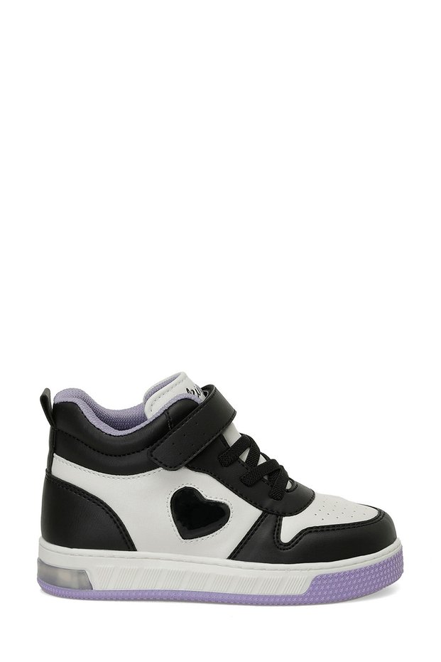 Sles Hi 4Pr Black Girl's High Sneaker