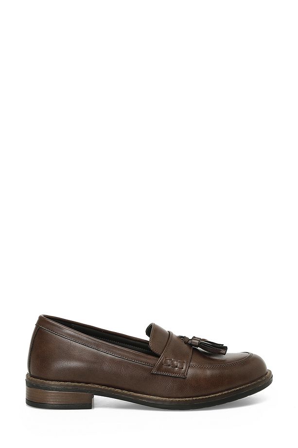 324011.Z 4PR Taba Kadın Loafer - 1