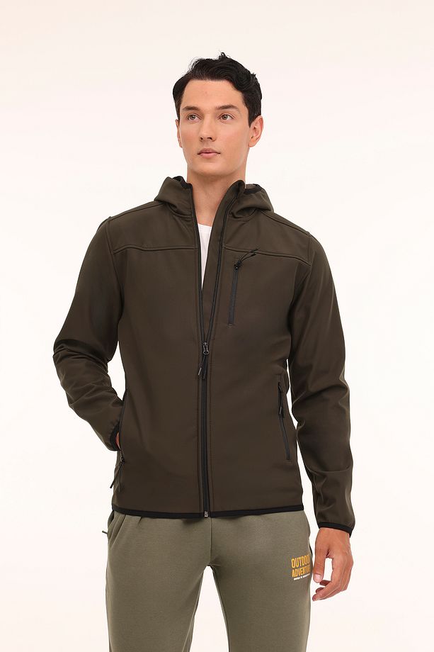 ML BASIC SOFTSHELL 4PR Haki Erkek Softshell - 5