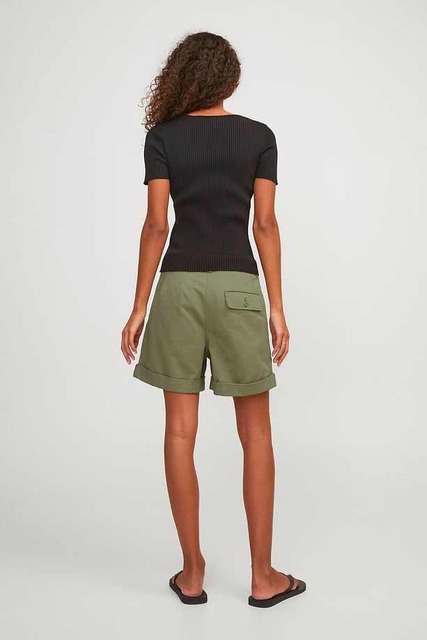 Jxmaddy Rlx Ctn Hw Shorts Yeşil Kadın Şort - 7