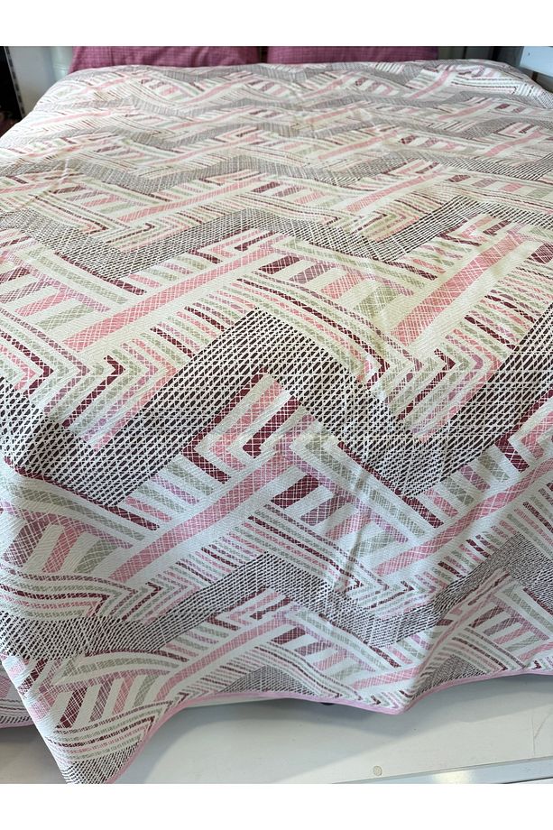 Meander Desen Baskılı 150x240 Cm. Tek Kişilik Tek Pike - 4