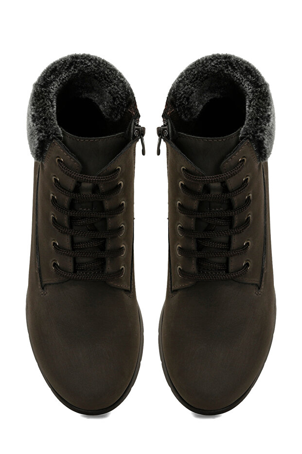 166659.NZ4PR Haki Kadın Düz Bot - 4