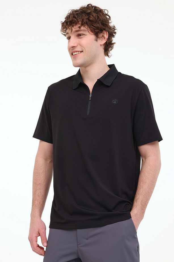 ML KEYS 12NS500 5FX Siyah Erkek Kısa Kol T-Shirt - 1