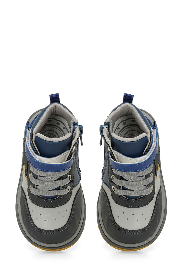 STOR.B4PR Antrasit Erkek Çocuk High Sneaker - 4