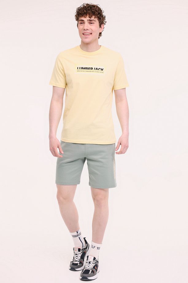 ML ASAHI 11TRV26 5FX Sarı Erkek Kısa Kol T-Shirt - 3