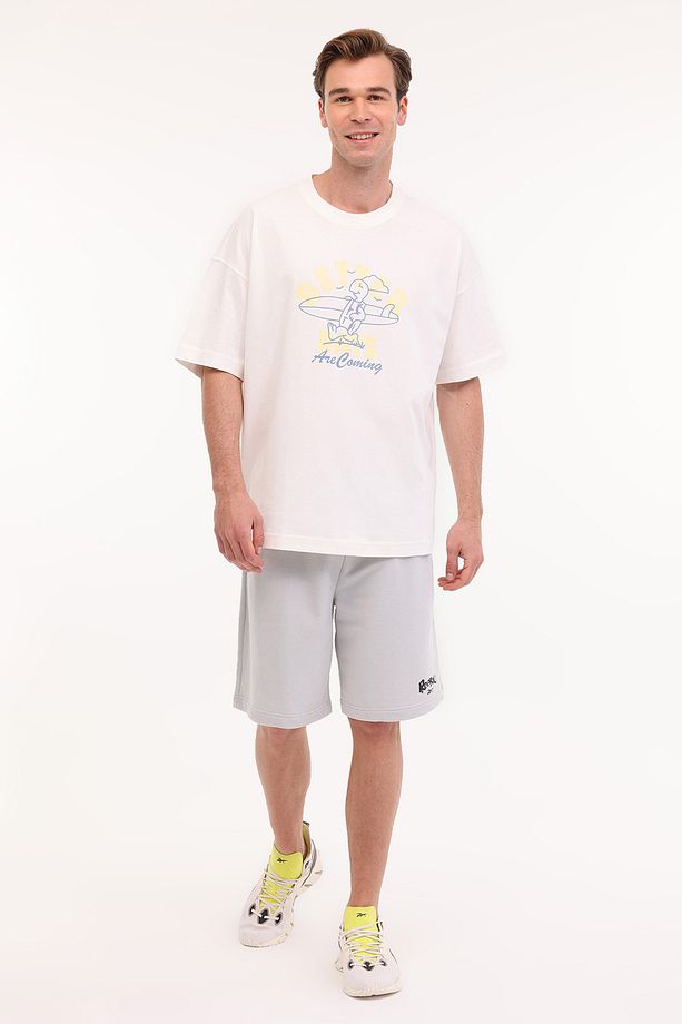 Better Days Tee Ekru Erkek Kısa Kol T-shirt - 5