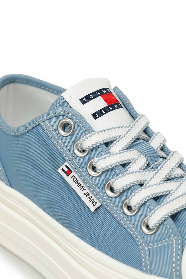 TJW FOXING FLATFORM SNEAK Mavi Kadın Sneaker - 7