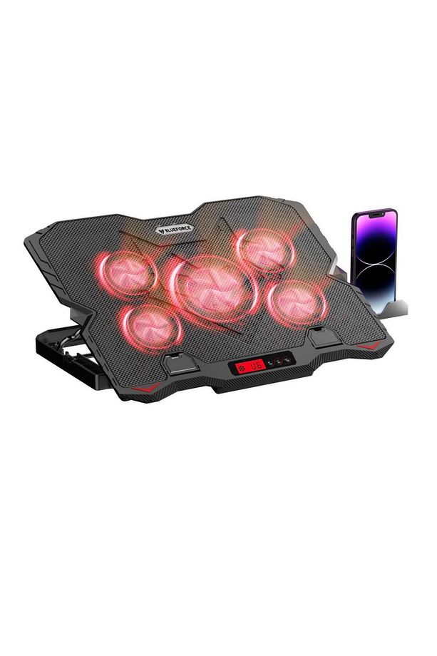 Sx-25 Faster Siyah 5 Fanlı Notebook Soğutucu Stand - 5