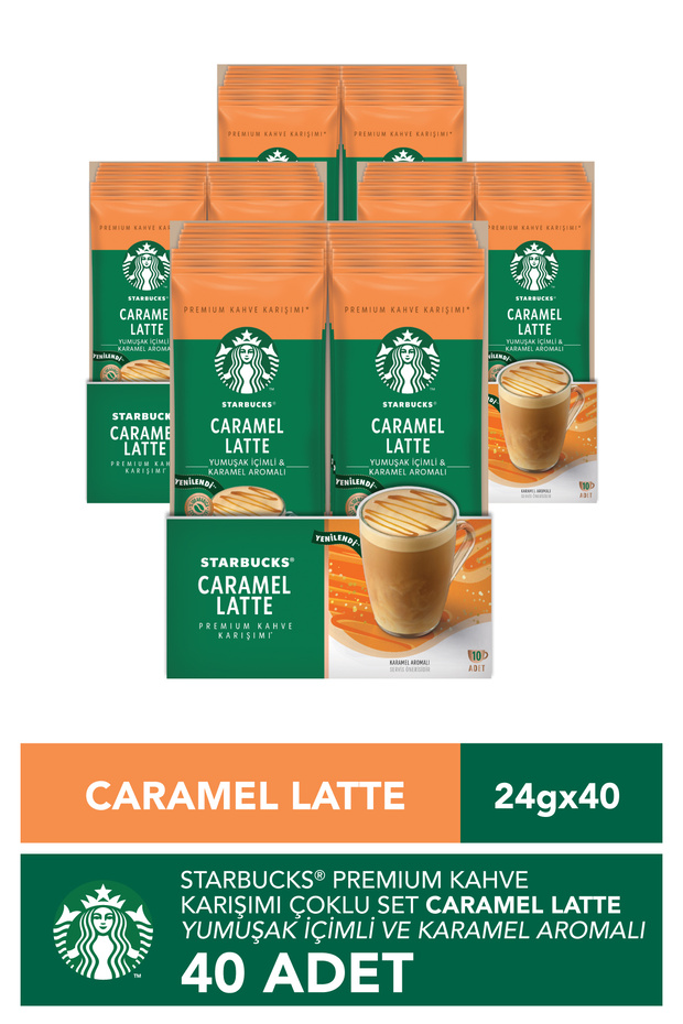 Caramel Latte Premium Kahve Karışımı 23 gr X 40 Adet - 1