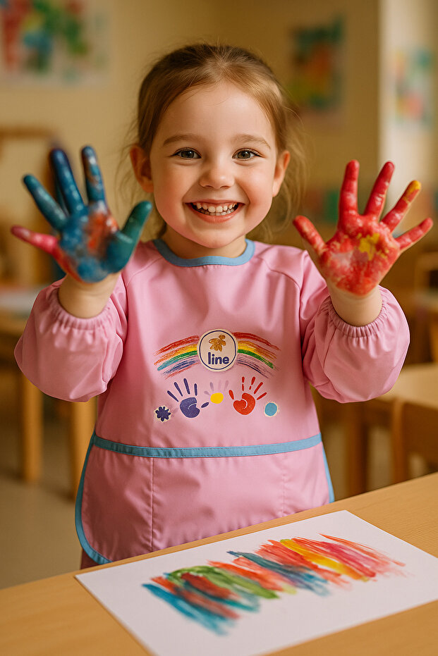 Painting Apron 4-6 Years Waterproof Painting Apron