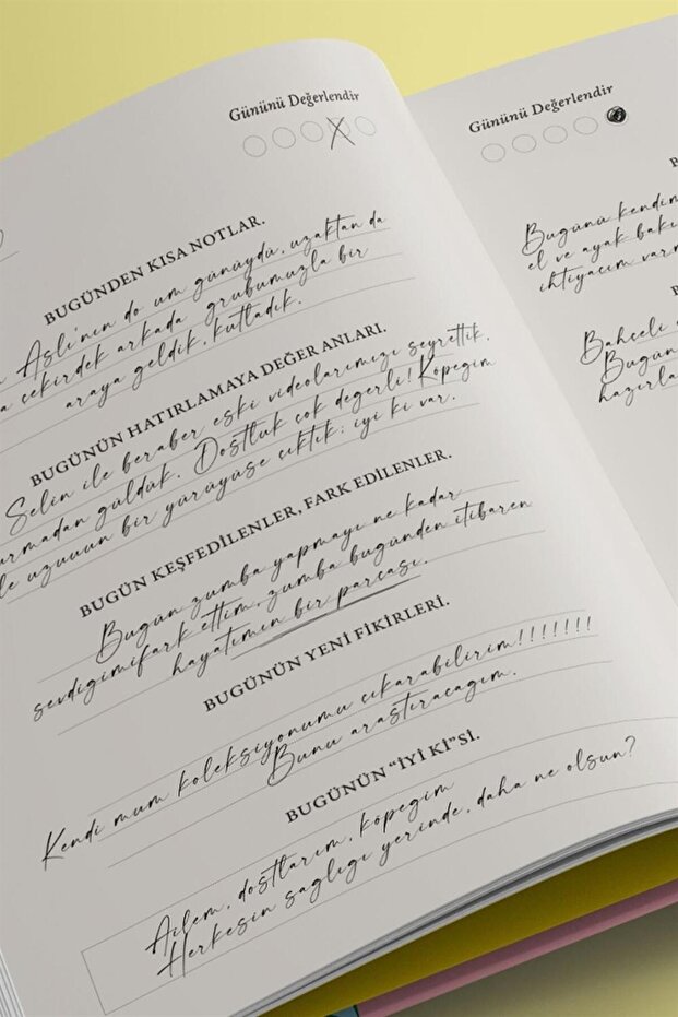 Bugün Günlük Defteri - 3