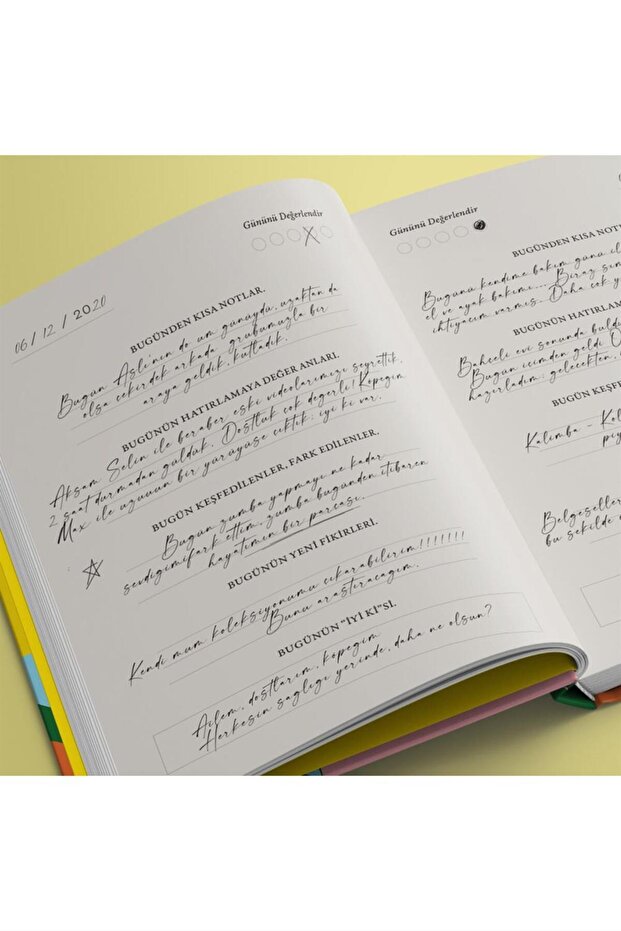 Bugün Günlük Defteri - Desenli - 3