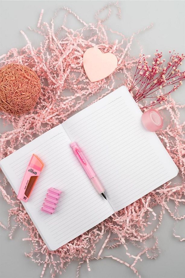 Defter Seti Deep Dbl Erase Steps Silgi - Şeker Pembe - 2