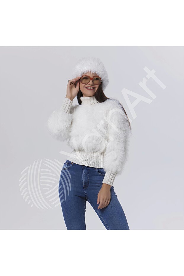 PIUMA - سلسلة محبوكة يدويًا باللون الأزرق-4408 - 6