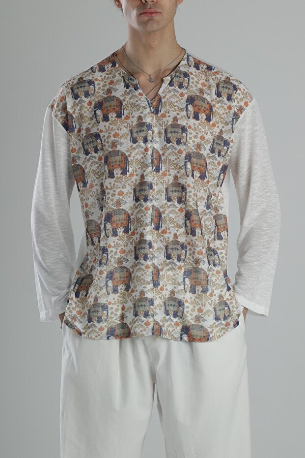 عرق الصيف منقوشة الفيل - 1