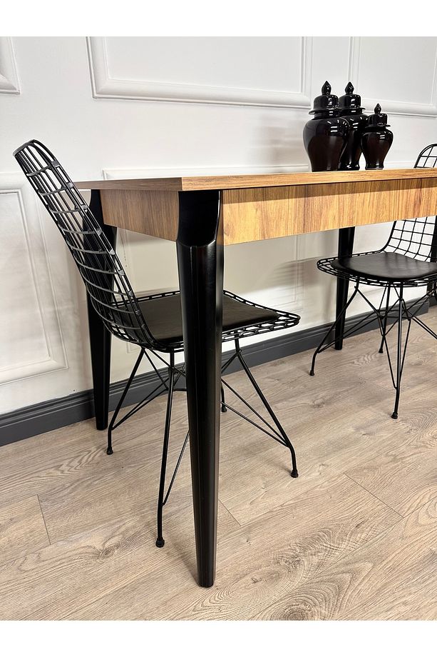 Mutfak Masası MDF Sabit 70 X 110 Yemek Masası MDF Çalışma Masası - 6