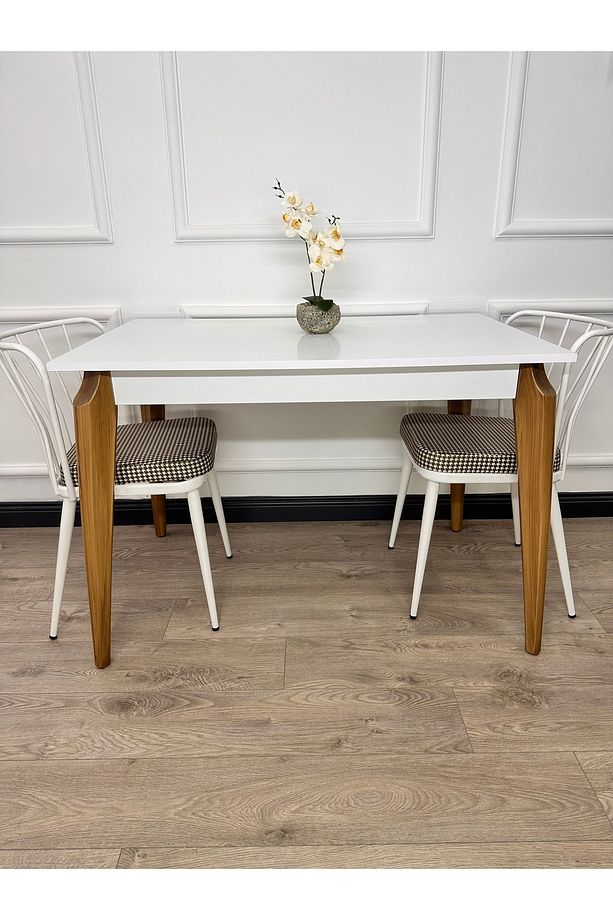 Mutfak Masası MDF Sabit 70 X 110 Yemek Masası MDF Çalışma Masası - 1