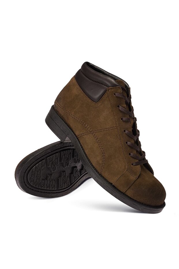 Yeşil Süet Erkek Bot & Bootie 01760MTBAC01 - 1