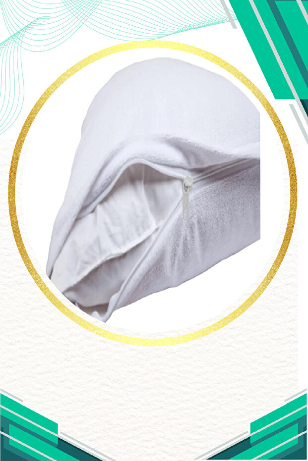 2 Pieces Baby Pillow Case Mattress 35x45 Cm Cotton Liquid Proof Zippered