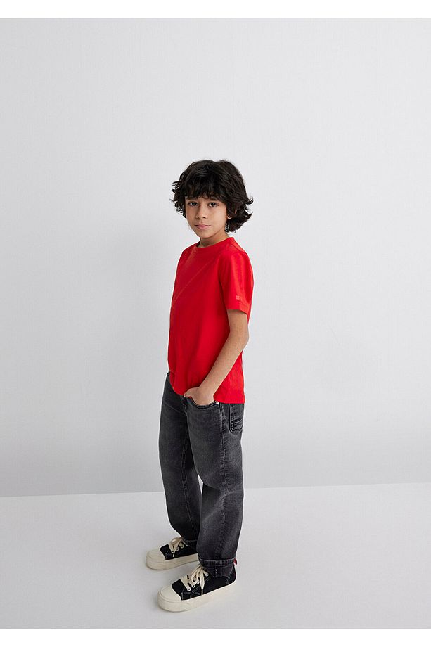 2li Basic Erkek Çocuk Tişört Regular Fit / Normal Kesim 6610347-89950 - 2